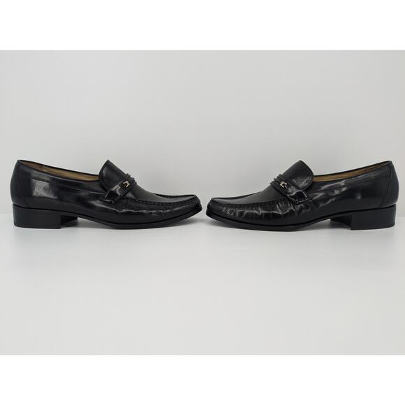 Regal Executive Club Black Leather Bit Loafer Mens 9.5 B Dress Shoe Preppy main image 9